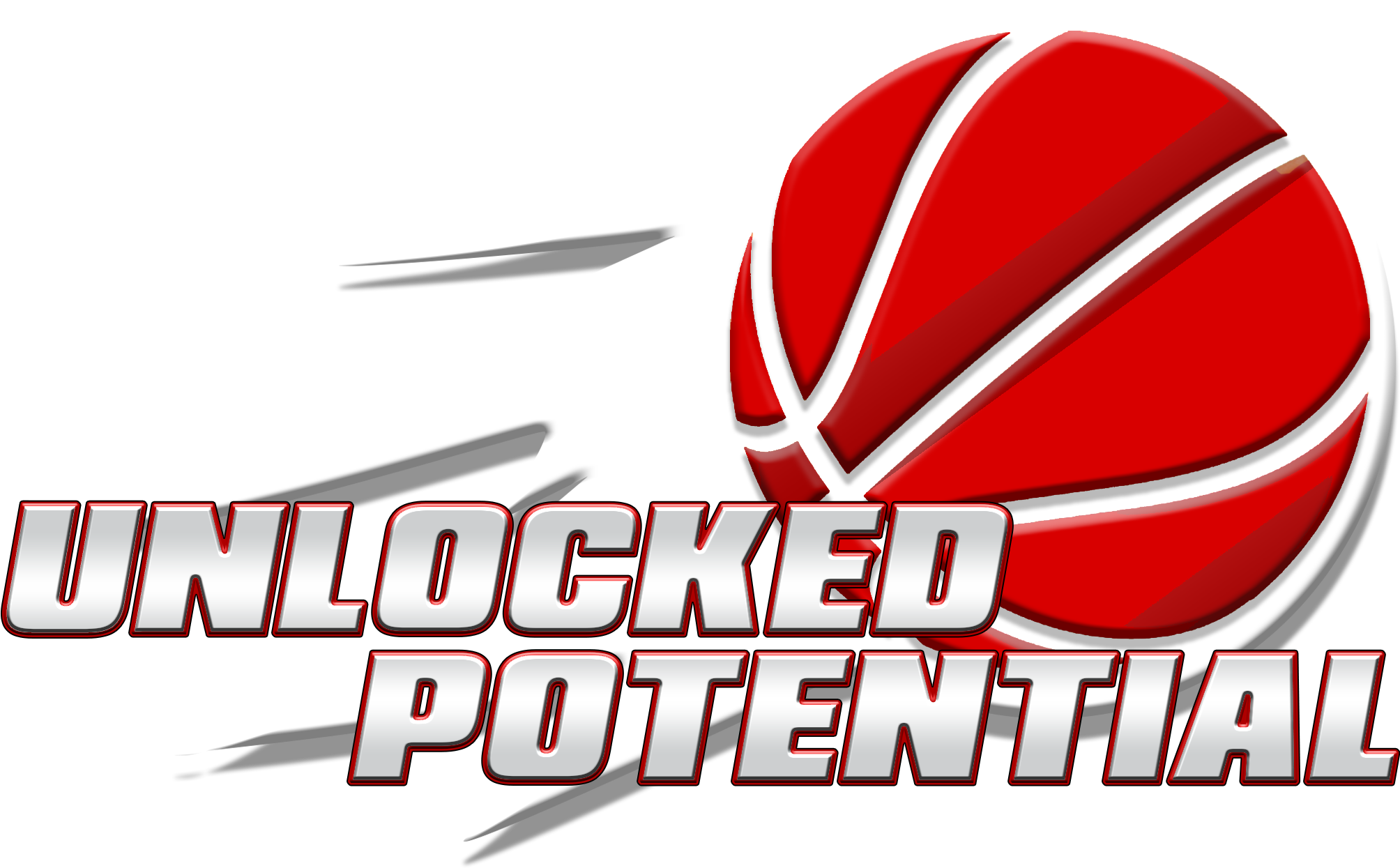 The logo for Unlocked Potential, a youth basketball company in flagstaff, az.