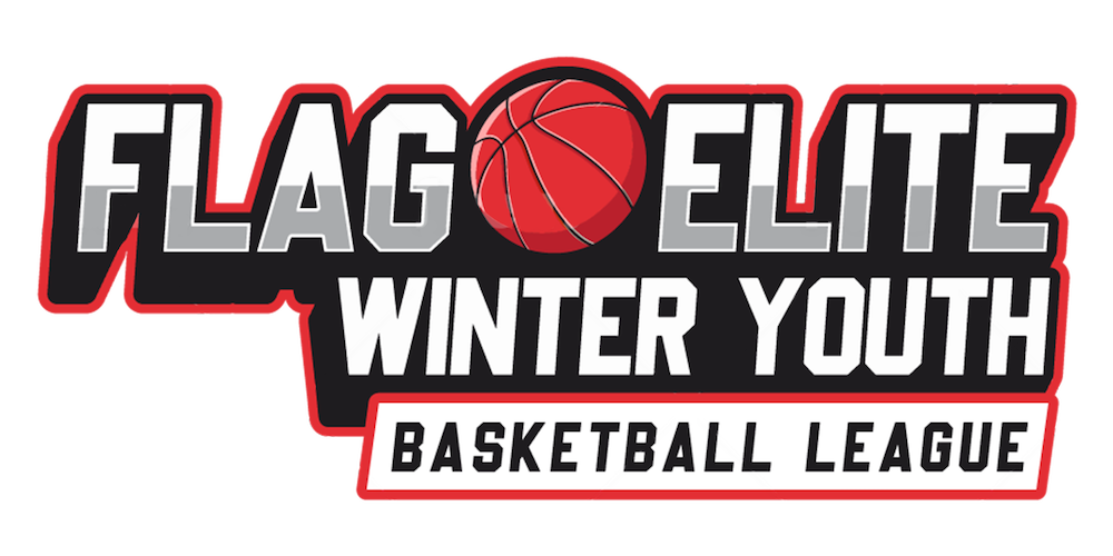 The 2025 Flag Elite Winter Youth Basketball League Logo