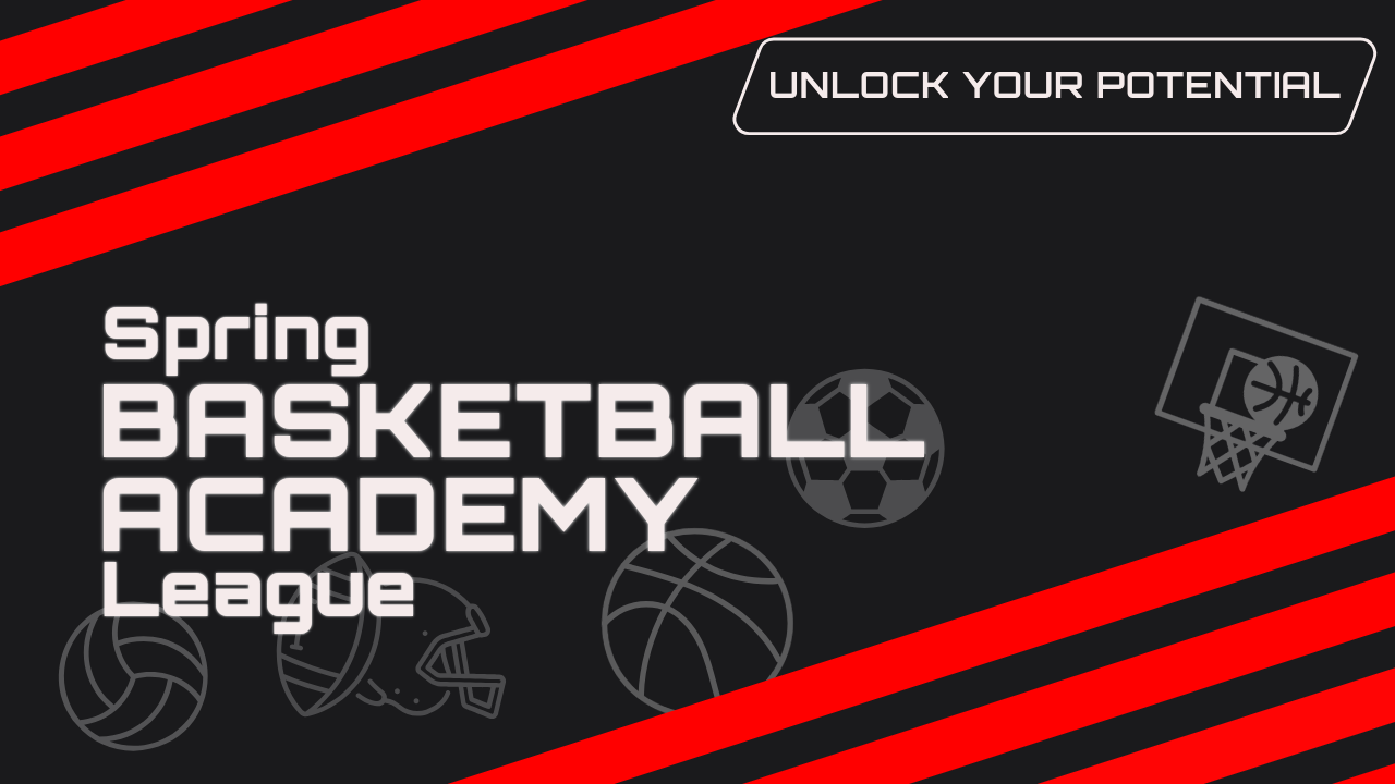 The thumbnail for Unlocked Potential's 2025 spring basketball academy league.