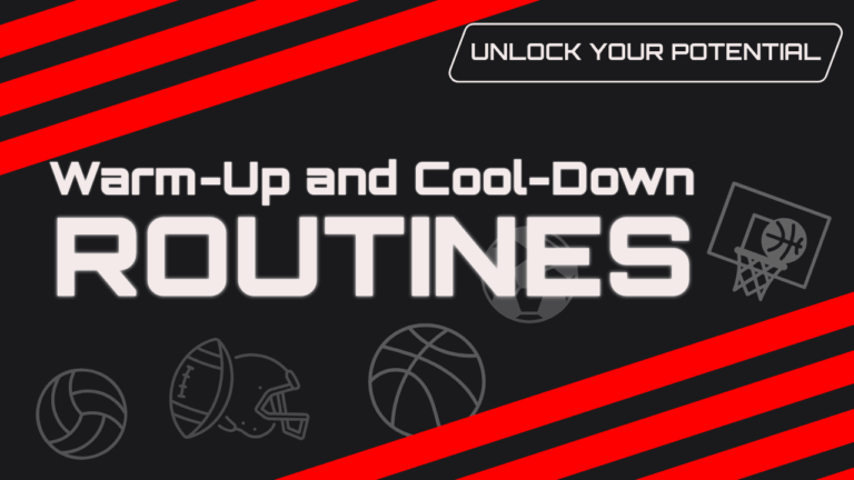 The thumbnail image for the Unlocked Potential blog titled "Why Warm Up and Cool Down Routines are in Youth Sports Training"