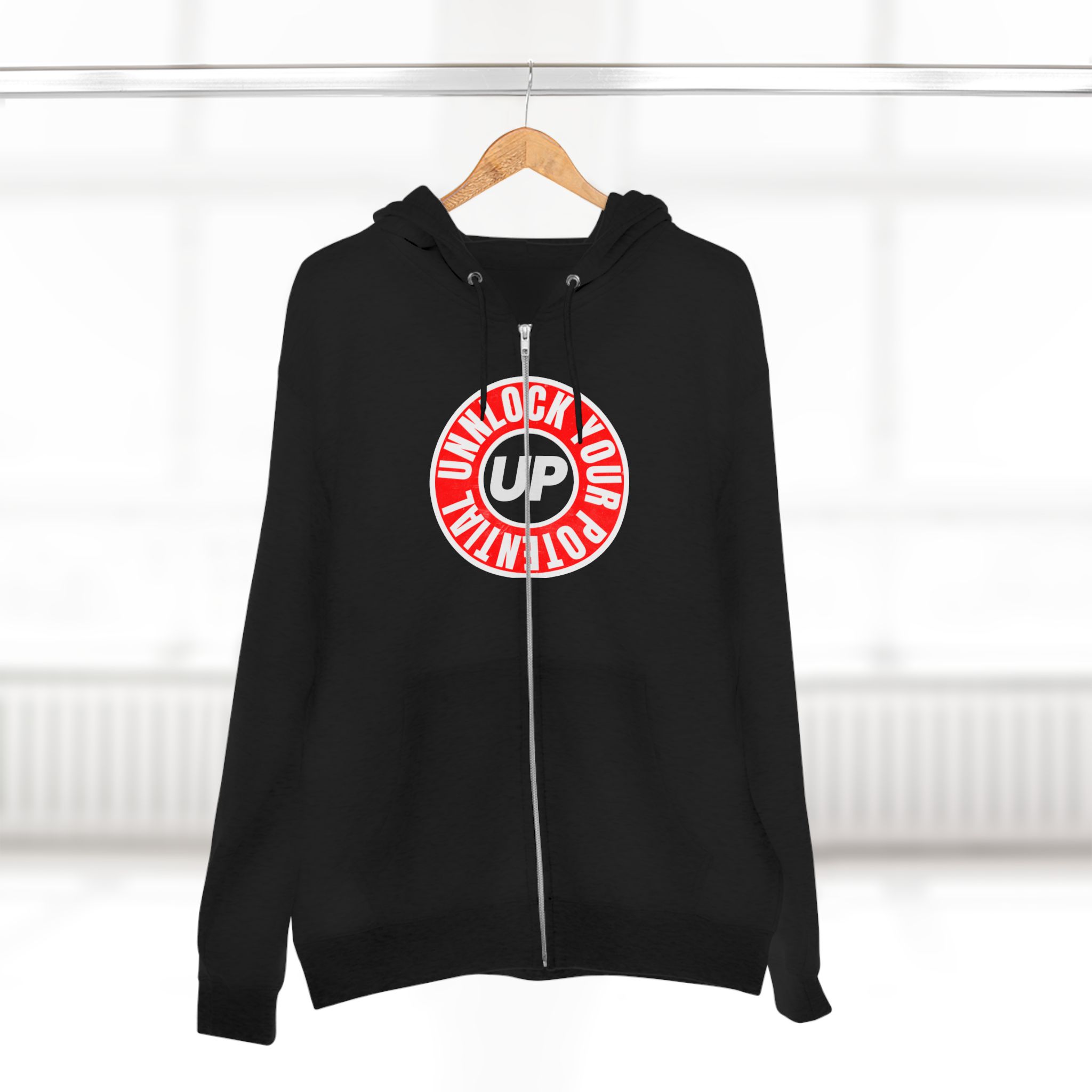 Unlocked Potential Basketball Zip Hoodie