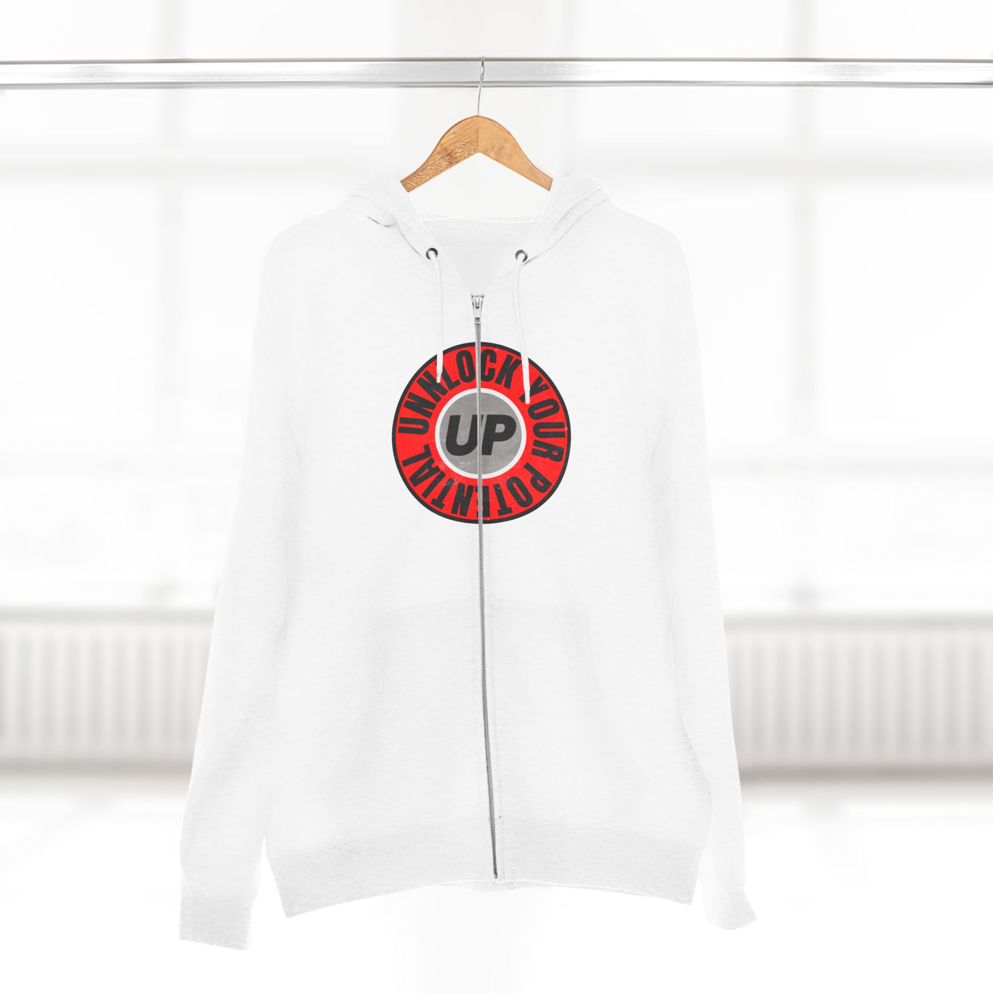 Unlocked Potential Basketball Zip Hoodie