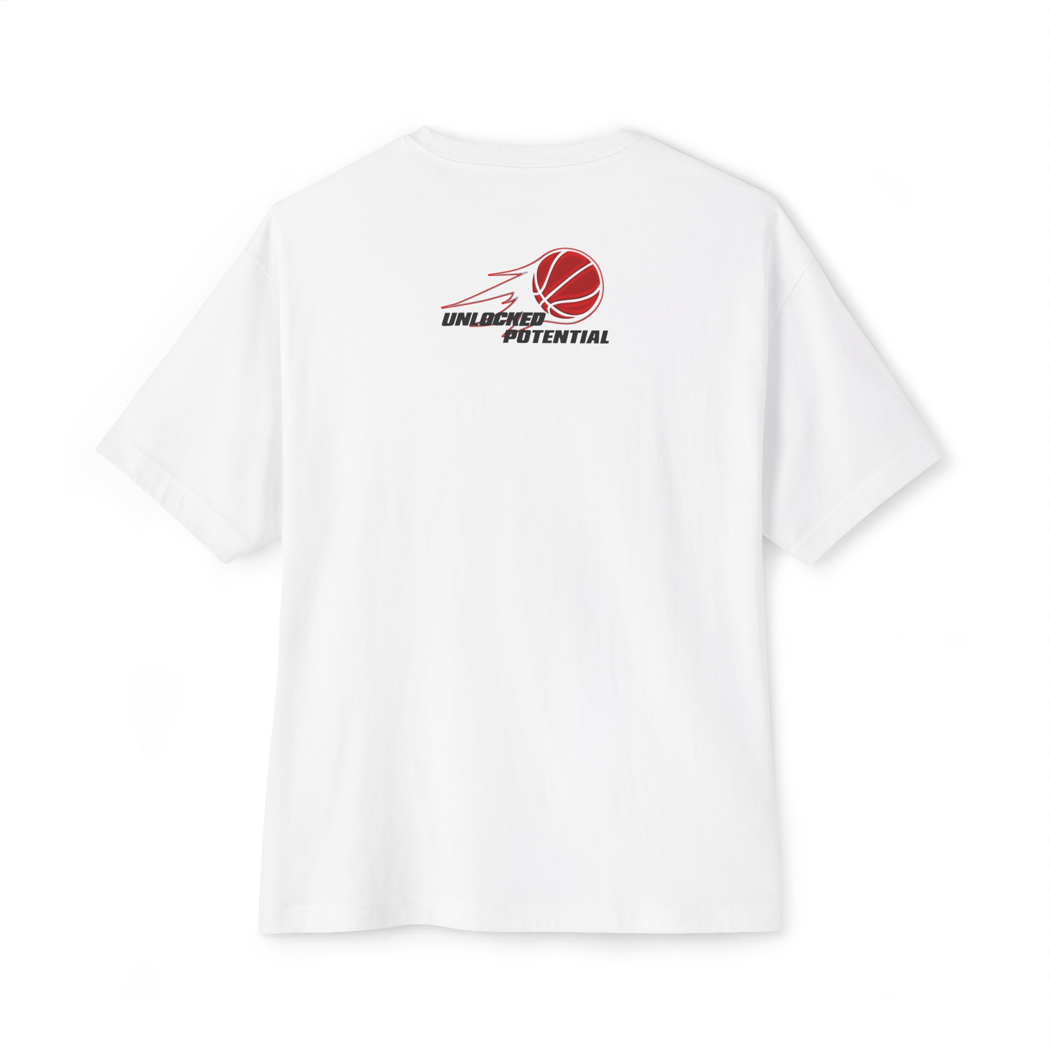 Inspire Logo Black with Red on A White T-Shirt