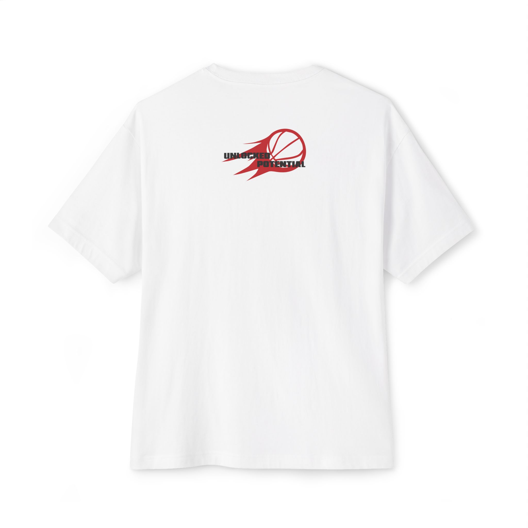 Believe In Yourself Logo White, Black and Red on a White T-Shirt