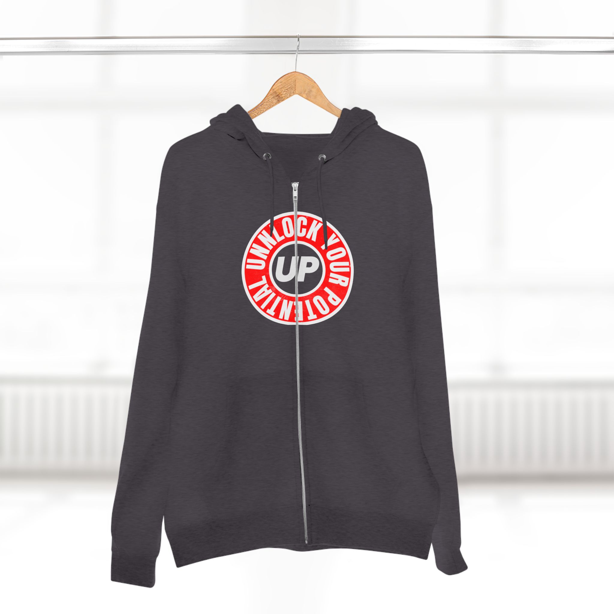 Unlocked Potential Basketball Zip Hoodie