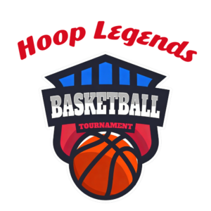 The logo for the youth basketball tournament titled Hoop Legends Youth Basketball Tournament in Phoenix, AZ by Unlocked Potential.